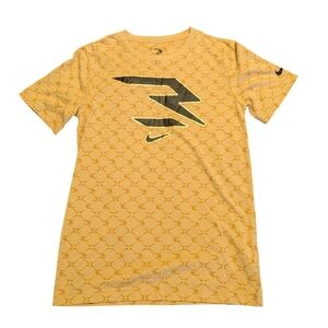 Nike Yellow Graphic T-Shirt Boy's, 12-13   147-163cm